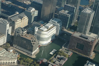 Helicopter Tour over Canary Wharf Centre