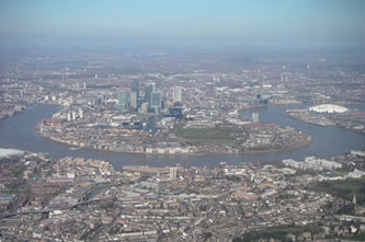 Helicopter Tour over Isle of Dogs