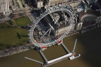 Helicopter Tour over Millenium Wheel